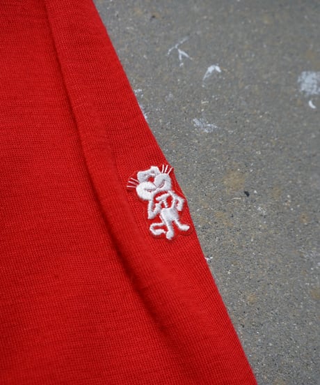 1980s French flock print L/S T shirt