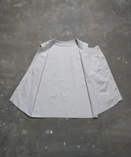1940~50s French cotton linen farmers vest