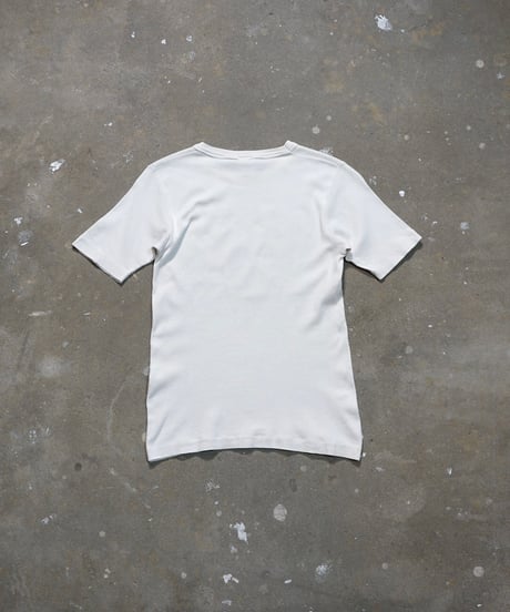1980s French flock print T shirt