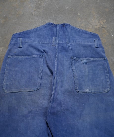 1940~50s French overall modified work pants