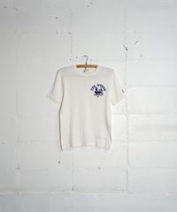 1980s French flock print T shirt