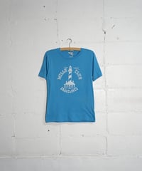 1980s French flock print T shirt