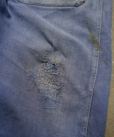 1940~50s French overall modified work pants