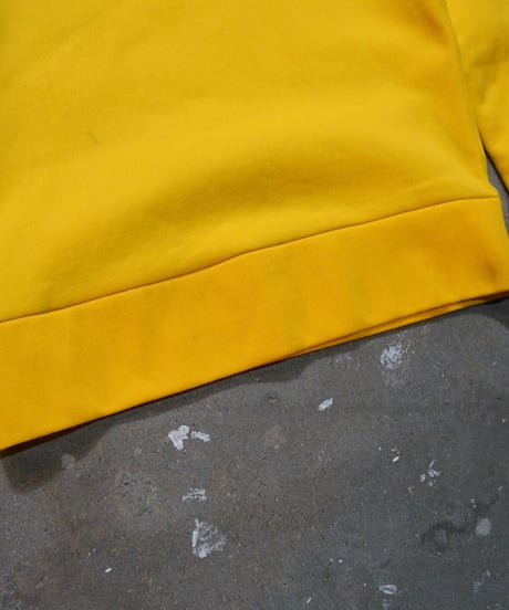 1970~80s French flock print acrylic sweat shirt