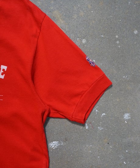1980s French flock print T shirt