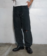 1960s Dutch black moleskin work pants
