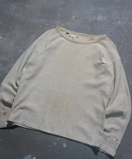 1940s French cotton sweat underwear
