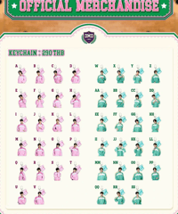 【DMD SPORTS DAY 2026 Official Goods】 Keychain 《GREEN MONSTER : GEN1－GEN3》