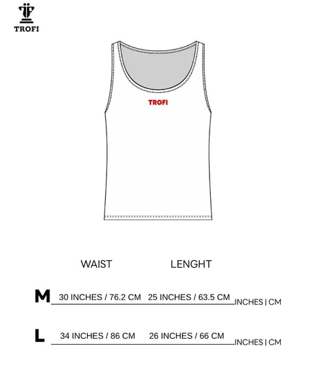 【TROFI】 Silent Collection 《TANK TOP FONT LOGO》