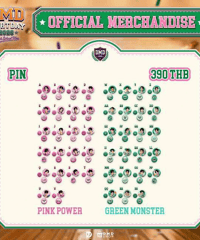 【DMD SPORTS DAY 2026 Official Goods】 Pin 《GREEN MONSTER : GEN1－GEN3》
