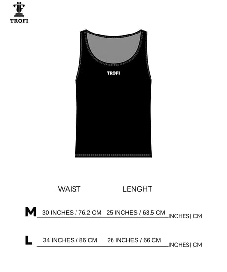 【TROFI】 Silent Collection 《TANK TOP FONT LOGO》