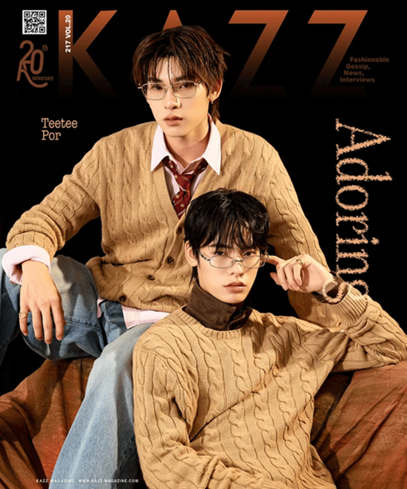 KAZZ MAGAZINE】 vol.217 TeeTee&Por | ティンタイ ติ่งไทย