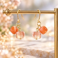 【オレゴンサンストーン】 ♢ ピアス