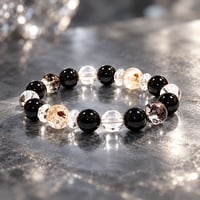 梅  8880円 【守護浄化ブレスレット 】 ♢ ｟左右可｠ ♢ ペンダントトップ&サイン入りミニ浄化シートプレゼント！