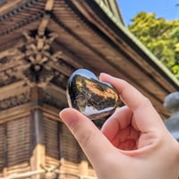 【 スモーキークォーツ 】 ♡ 金華山黄金山神社転写石 《 お守りのお土産＆ワークショップ付き 》