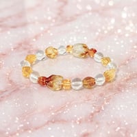 【 シトリン 】 ♢ 豊潤浄化ブレスレット ♢ ｟右手用｠