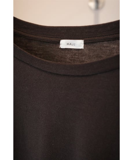 MALU "JETT" Oversized long sleeve / dark brown