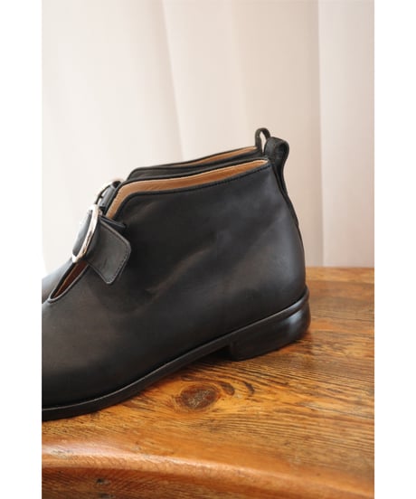 pelleq "ONE STRAP BOOTS" black