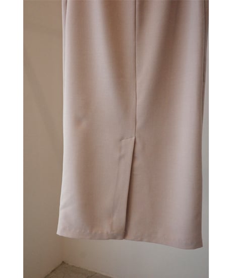 charrita "Falda" long skirt / Pink beige