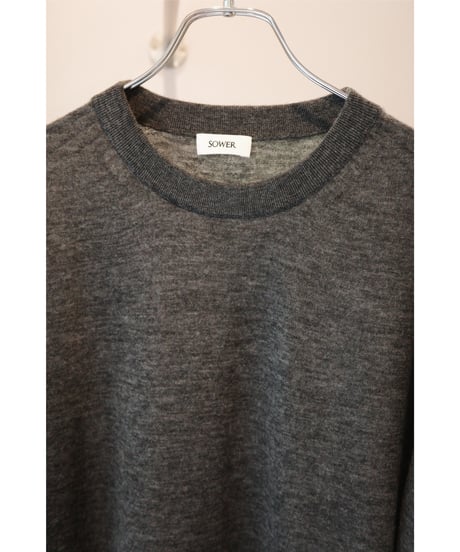 SOWER "GLEN" yak knit / charcoal