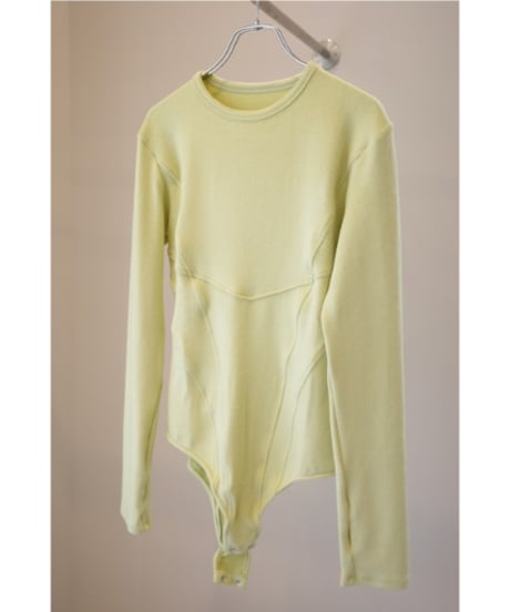 MARGE "Bone detail bodysuits" yellow / 36
