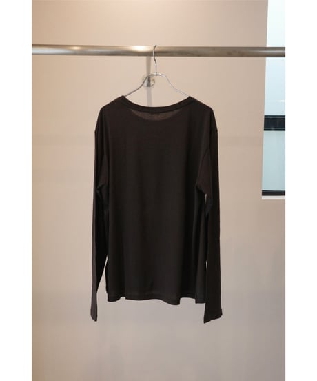 MALU "JETT" Oversized long sleeve / dark brown
