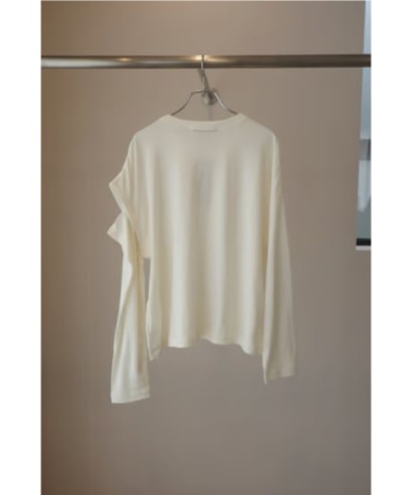 pelleq "SLASH SHOULDER T" white
