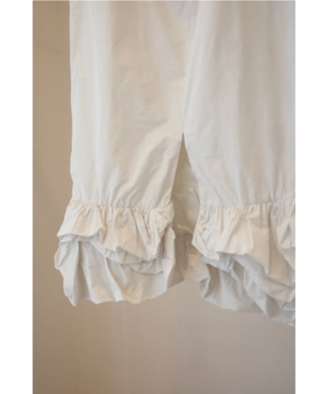 MAEGE "Taffeta balloon hem skirt" ivory