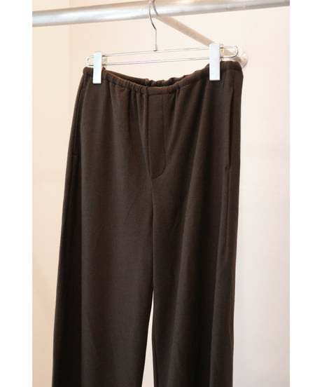 SOWER "PEGGY" wool pants / deep brown