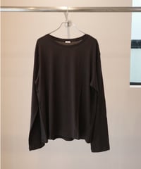 MALU "JETT" Oversized long sleeve / dark brown