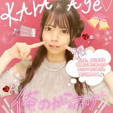 からあげ結婚式ミニROM＋岡山旅ミニROM＋からあげドレスチェキ💍