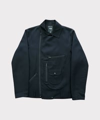 Y-3 Asymmetric Zip Multi-Pocket Jacket