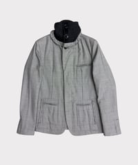 undercoverism "purple" check jacket