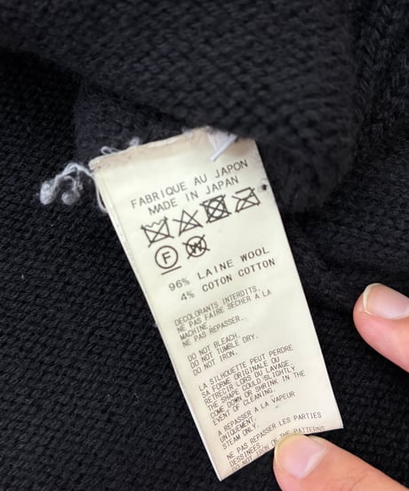 yohji yamamoto pour homme 18AW graphic knit
