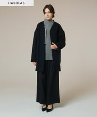 パールコクーンコート[ブラック]