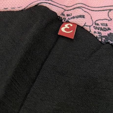サンティーニ  Gazza Wool ウール メンズビブショーツ ブラックピンク XLサイズ