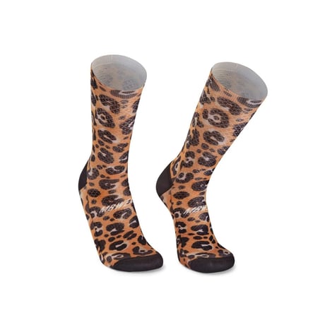 エムビー ウェア(MB Wear) ソックス Fun   Spicy Leopard