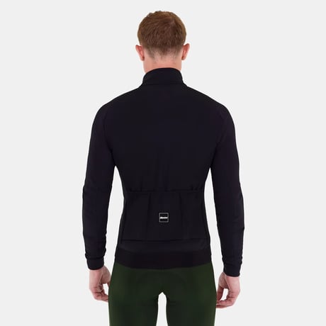 サンティーニ  WINDPROOF SINGLE-COLOUR JACKET ブラック