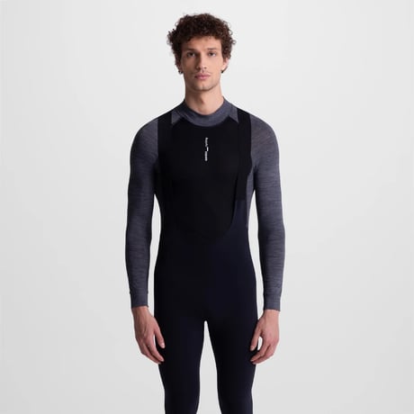 サンティーニ POWER SHIELD RPM WOOL ベースレイヤー NERO UNISEX CLASSIC