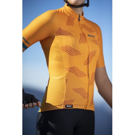 【Santini サンティーニ】Tono Dune Women's Jersey レディ オレンジ