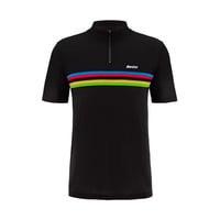 サンティーニ 25UCI WORLD CHAMP  ブラック  ポロシャツ