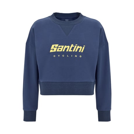 サンティーニ BRAND - CROPPED ウィメンズ スウェットシャツ ブルー