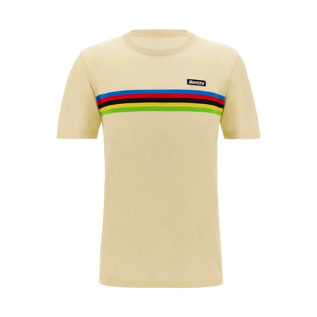 サンティーニ 25UCI WORLD CHAMP  Tシャツ ホワイト