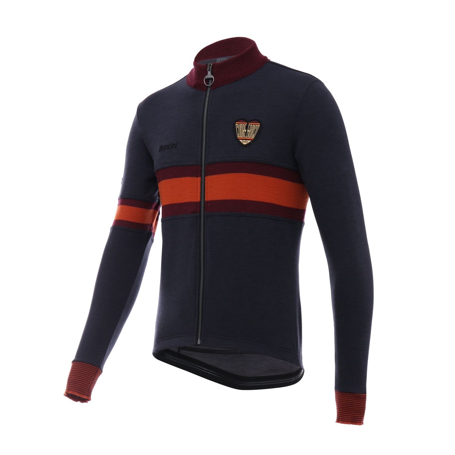 Santini 半袖ジャージ サンティーニ Eroica エロイカ XL サンティーニ Eroica Terra エロイカ ジャージ ダークブルーグレー