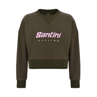 サンティーニ BRAND - CROPPED ウィメンズ スウェットシャツ ミリタリーグリーン
