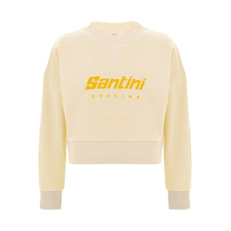 サンティーニ BRAND - CROPPED ウィメンズ スウェットシャツ クリーム
