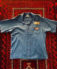 70s king louie 退役軍人 ボウリングシャツ