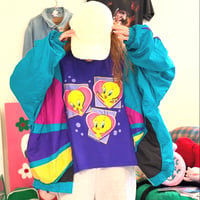 Tシャツ×ナイロンジャケット
