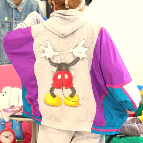 パーカー×ナイロンジャケット