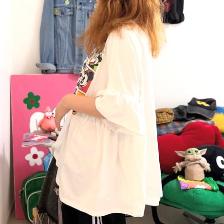Tシャツ×フレアTシャツ